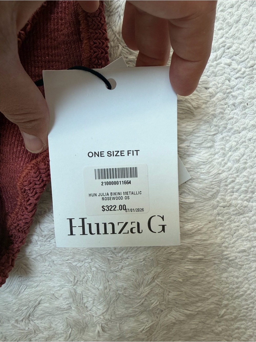 NWT Hunza G Julia Bikini - Picture 10 of 10
